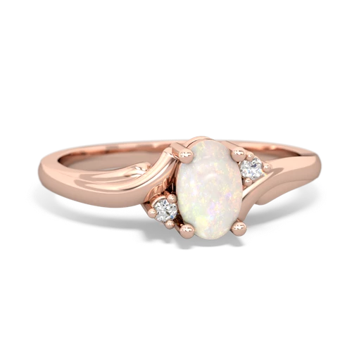 opal filligree ring