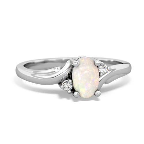 opal filligree ring