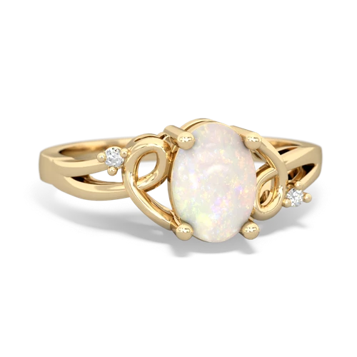 Opal Swirls Genuine Opal ring Ring