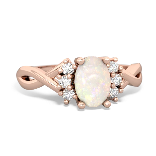 opal filligree ring