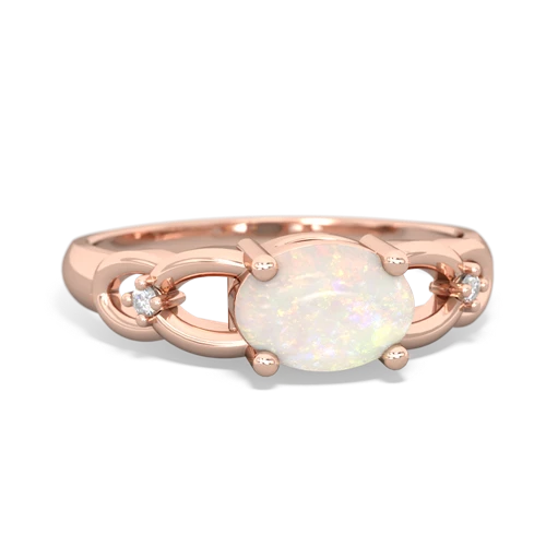 opal filligree ring