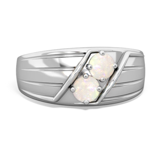 opal mens ring