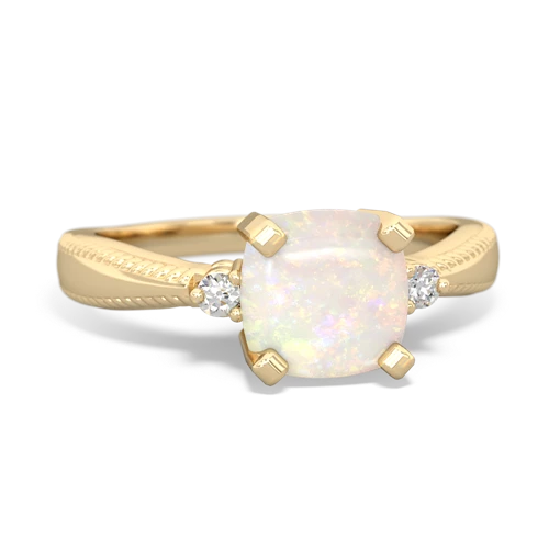 opal modern ring