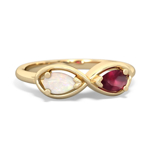 opal-ruby infinity ring