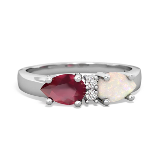 opal-ruby timeless ring