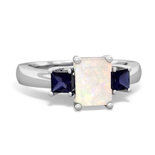 opal-sapphire timeless ring