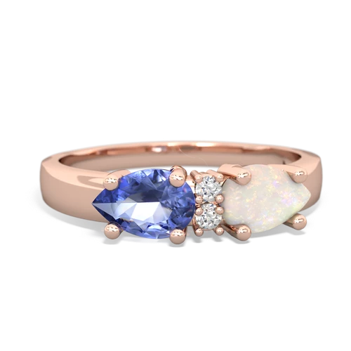 opal-tanzanite timeless ring