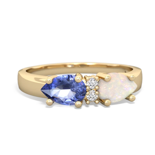 opal-tanzanite timeless ring