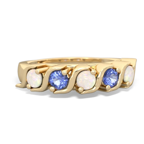 Opal Anniversary Band Genuine Opal ring Ring
