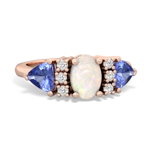 opal-tanzanite timeless ring