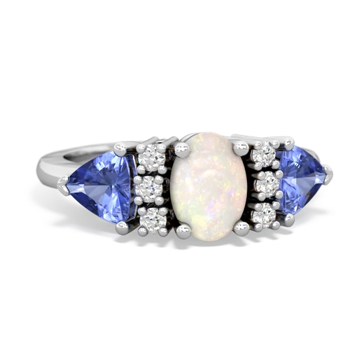 opal-tanzanite timeless ring