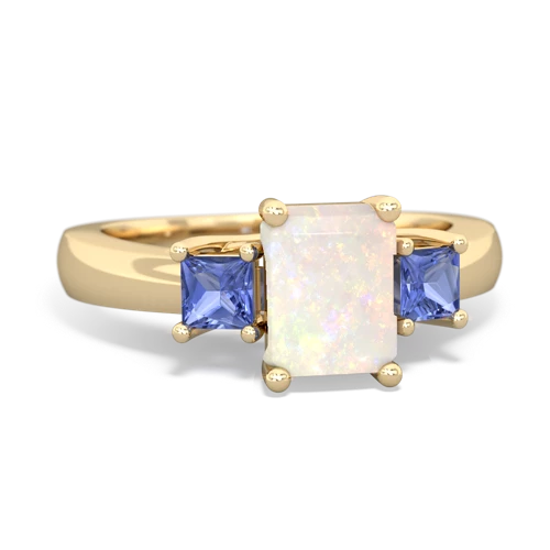 opal-tanzanite timeless ring