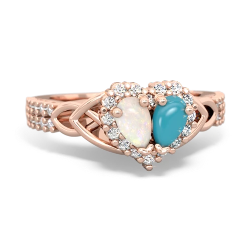 opal-turquoise keepsake engagement ring