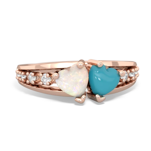 opal-turquoise modern ring