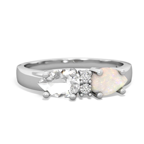 opal-white topaz timeless ring