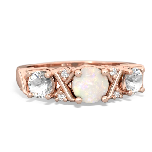opal-white topaz timeless ring