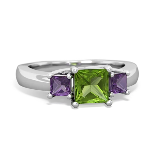 peridot-amethyst timeless ring