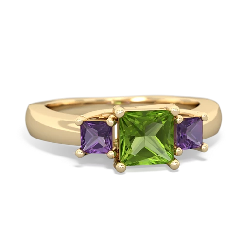 peridot-amethyst timeless ring