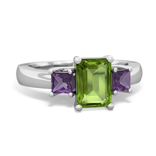 peridot-amethyst timeless ring