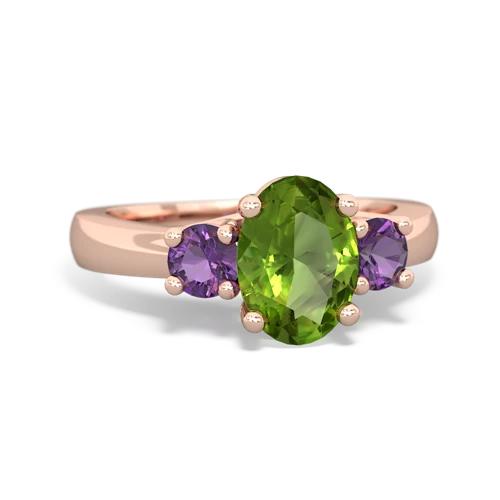 peridot-amethyst timeless ring