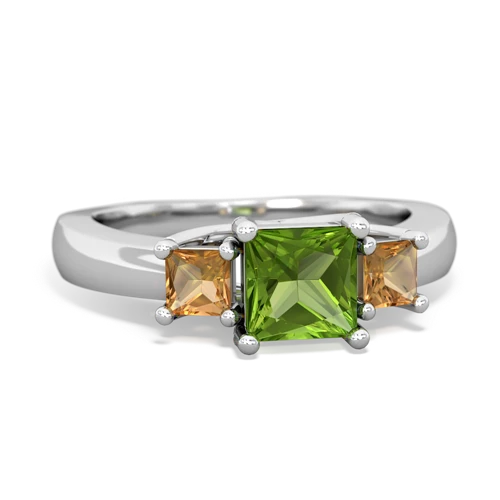 peridot-citrine timeless ring