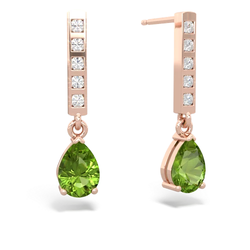 Peridot Drop Genuine Peridot earrings Earrings