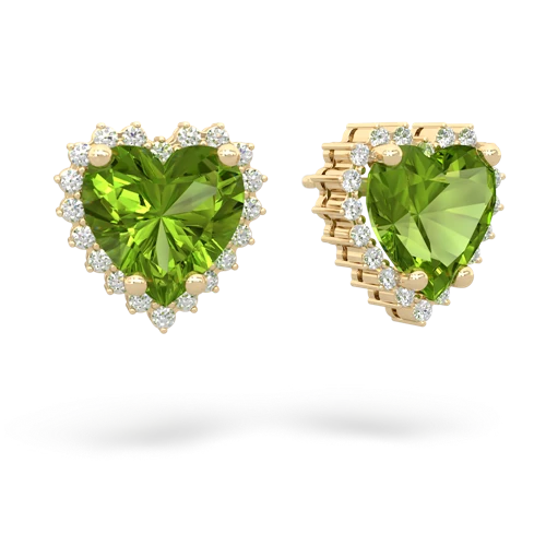 peridot timeless earrings