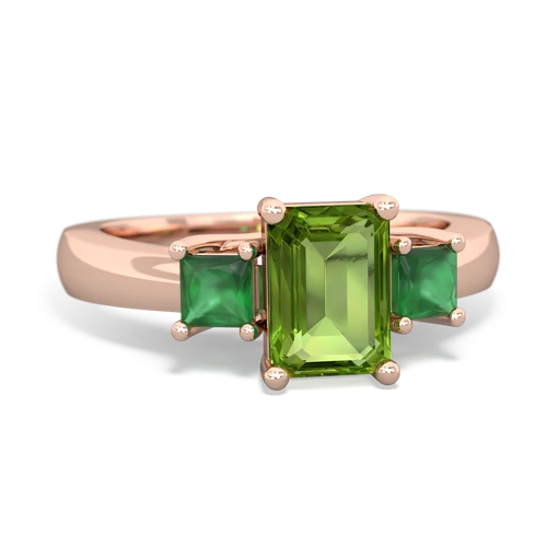 peridot-emerald timeless ring