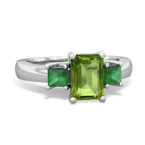 peridot-emerald timeless ring