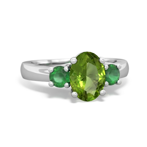 peridot-emerald timeless ring