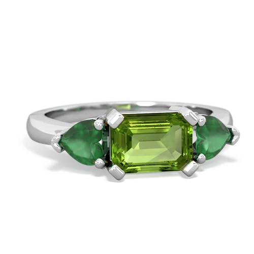 peridot-emerald timeless ring
