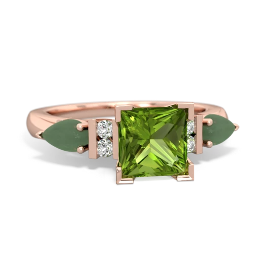 peridot-jade engagement ring