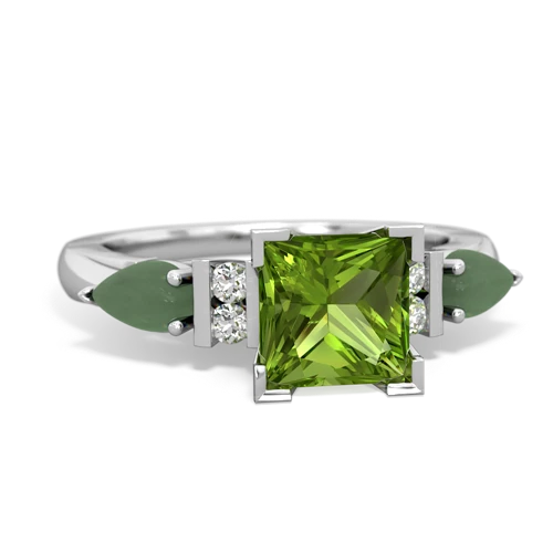 peridot-jade engagement ring