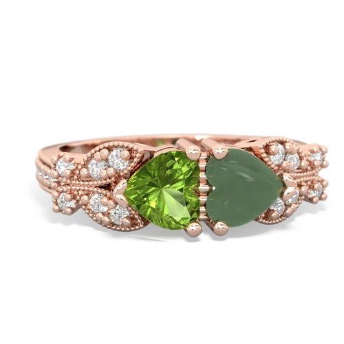 peridot-jade keepsake butterfly ring