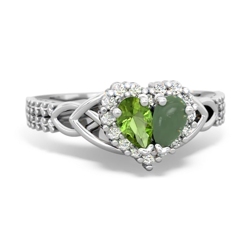 peridot-jade keepsake engagement ring