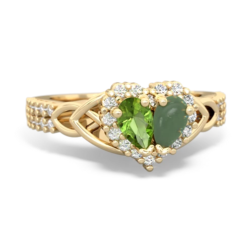 peridot-jade keepsake engagement ring