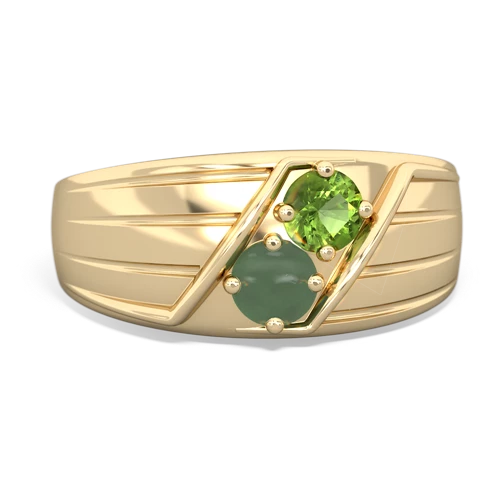 peridot-jade mens ring