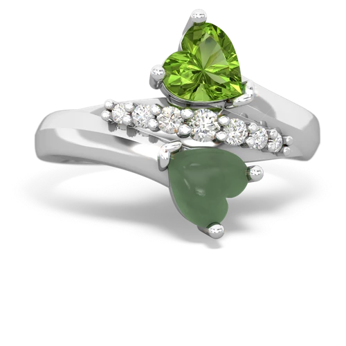 peridot-jade modern ring