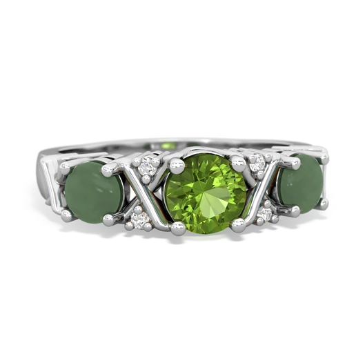 peridot-jade timeless ring