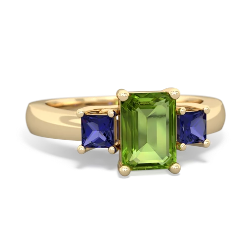 peridot-lab sapphire timeless ring