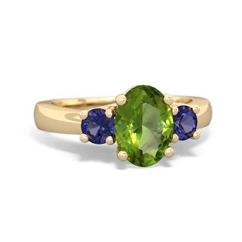 peridot-lab sapphire timeless ring