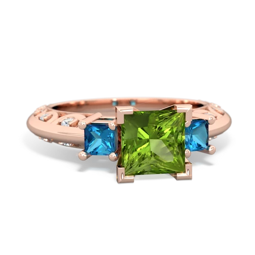 peridot-london topaz engagement ring