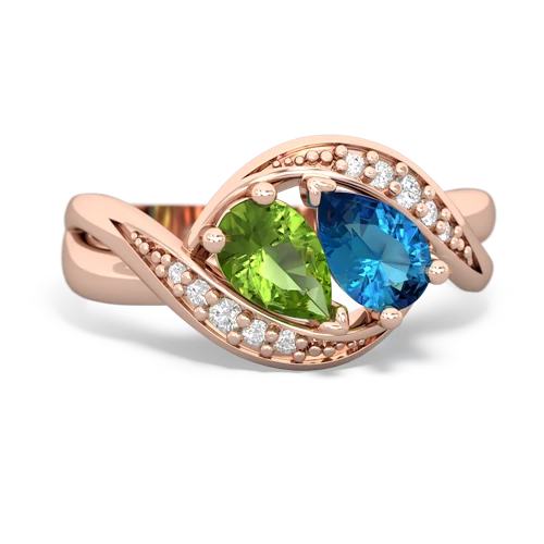 peridot-london topaz keepsake curls ring