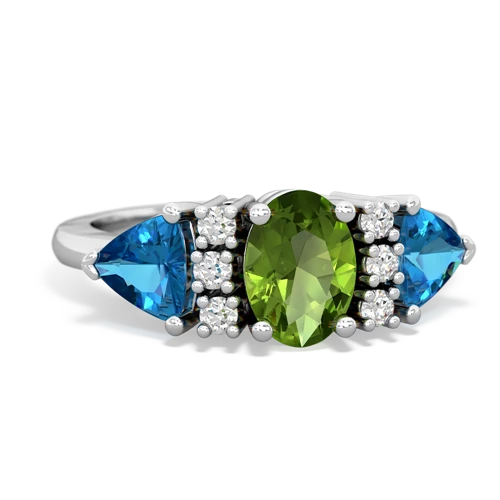 peridot-london topaz timeless ring