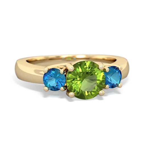 peridot-london topaz timeless ring