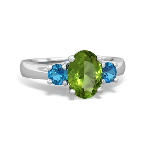 peridot-london topaz timeless ring