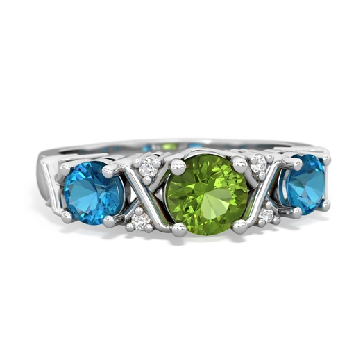 peridot-london topaz timeless ring