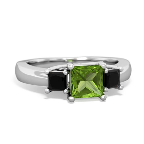 peridot-onyx timeless ring