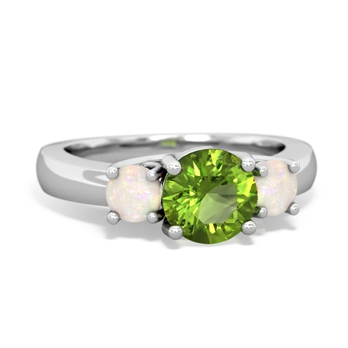 peridot-opal timeless ring