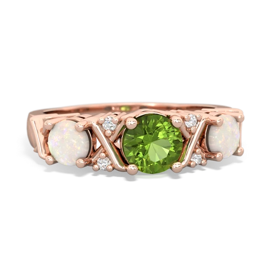 peridot-opal timeless ring